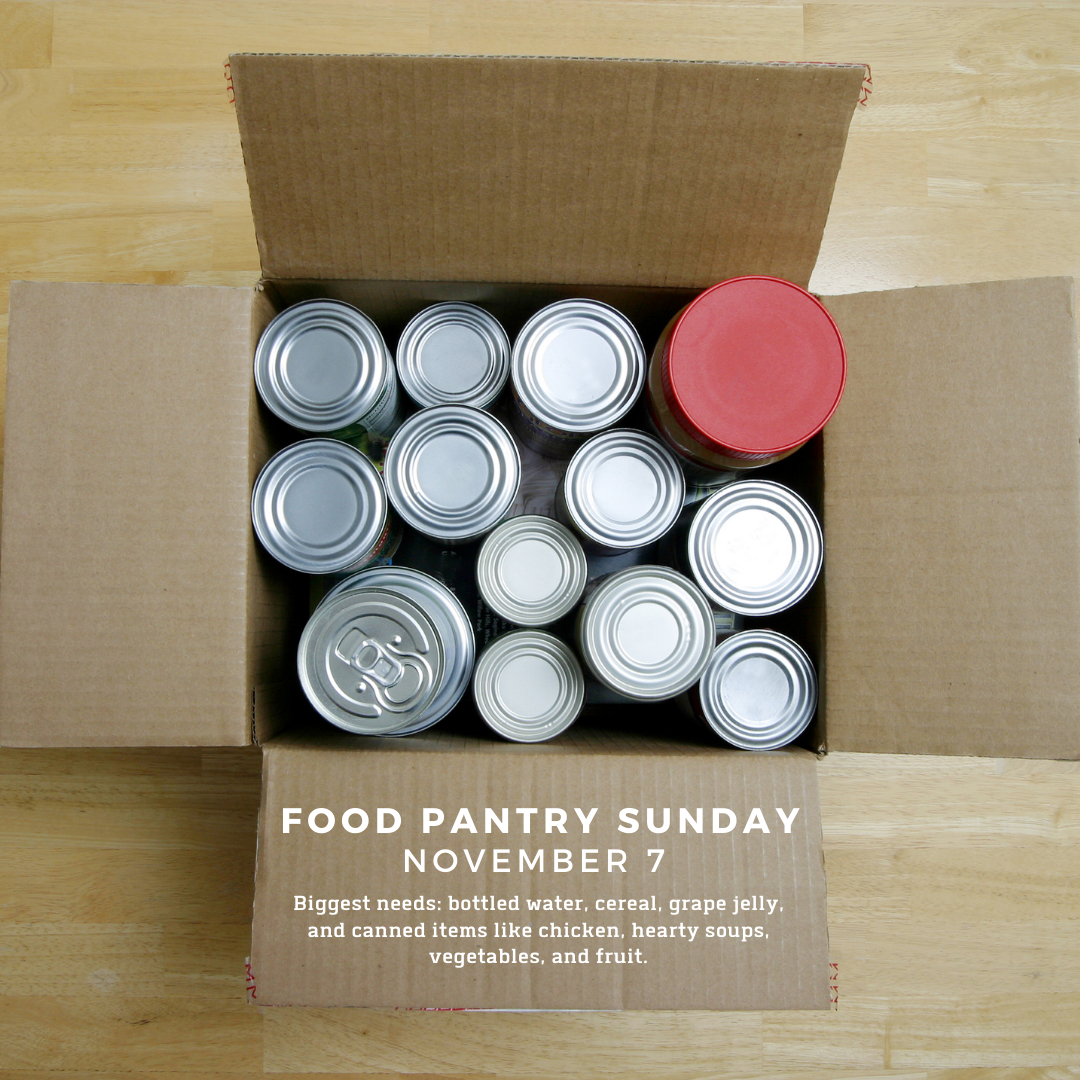 Food Pantry Collection Sunday 